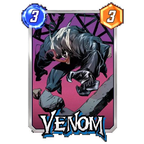 venom variant marvel snap|Venom Marvel Snap Card Variant